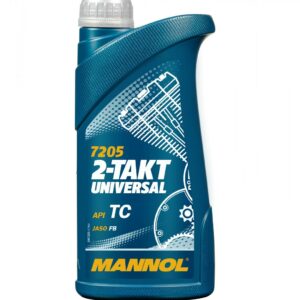 MANNOL 2-Takt Universal für 2-Takt-Motoren mit Luftkühlung – 1-Liter-Flasche
