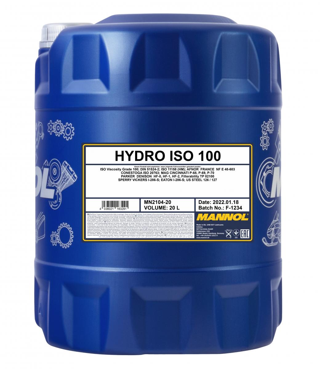 MANNOL Hydro ISO 100 mineralische Hydrauliköl – Levoil