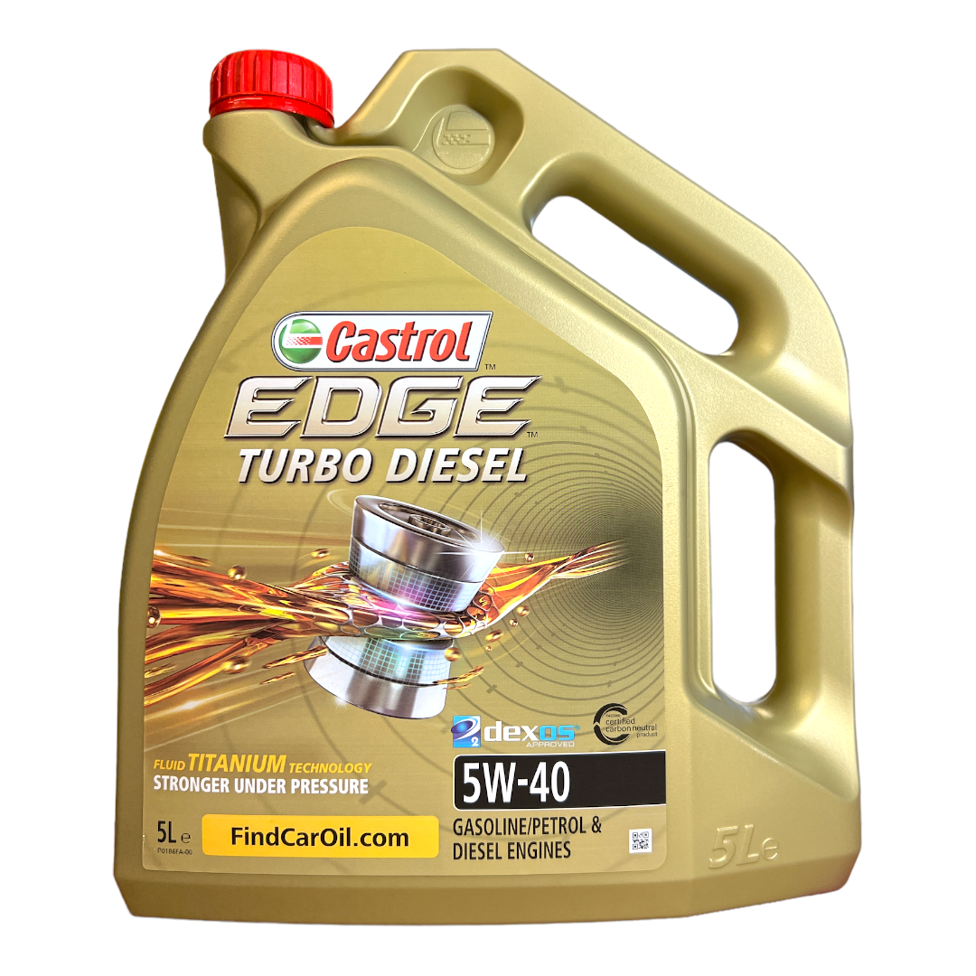 5 Liter Castrol EDGE Turbo Diesel 5W-40 Motoröl 5W40 – Levoil