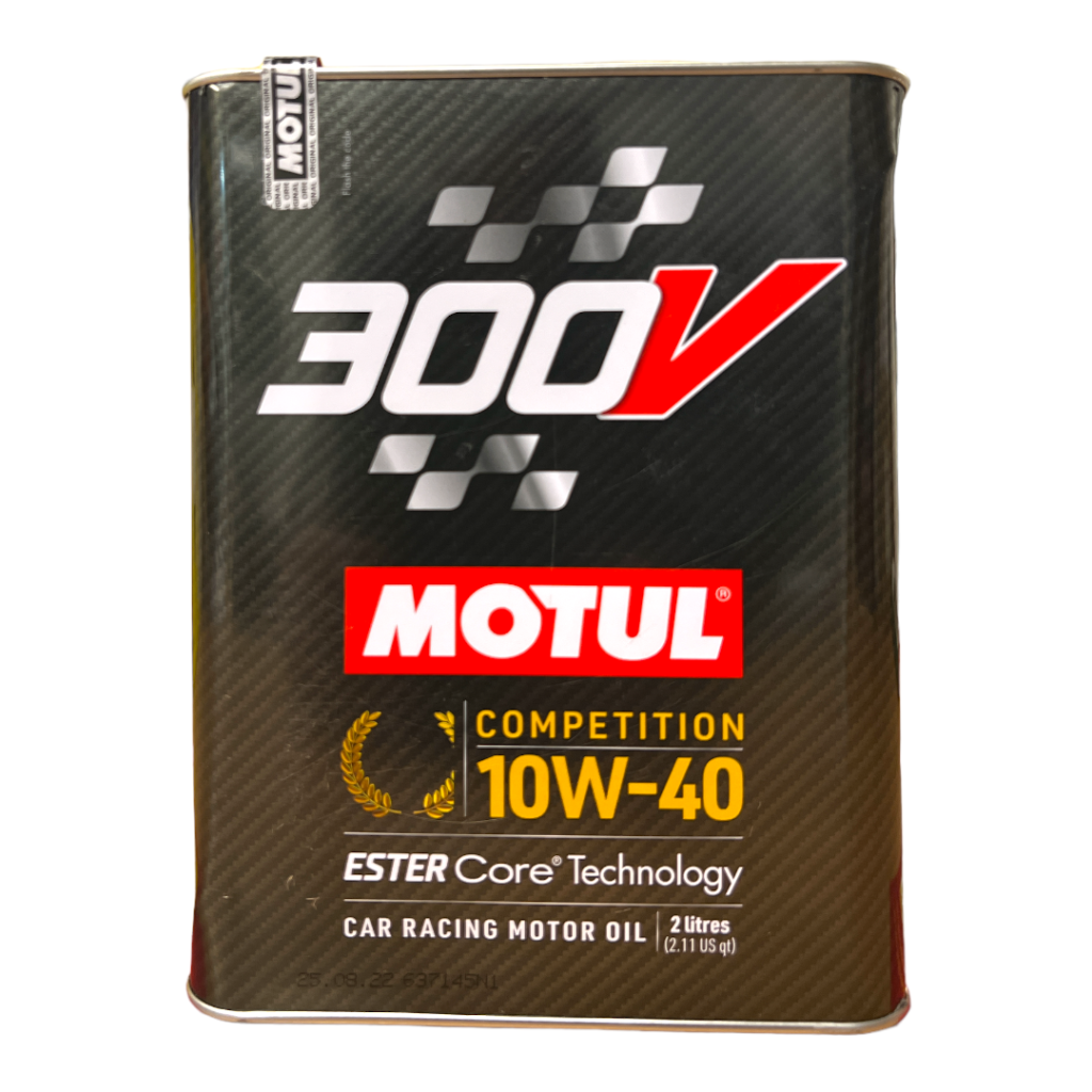 MOTUL 300V COMPETITION 5W-40 Motoröl 4x2= 8 Liter ESTER CORE Rennsport Racing Öl