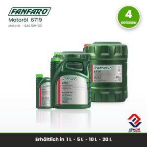 FANFARO Motoröl 6719 – alle Gebindegrößen