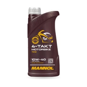 MANNOL 7812 Motorbike 4-Takt 10W-40 Motorradöl 10W40 – 1-Liter-Flasche